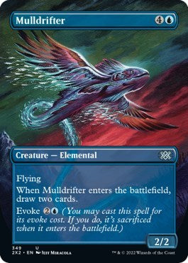 Mulldrifter (Borderless) (Double Masters 2022) Light Play