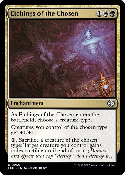 Etchings of the Chosen (Commander: The Lost Caverns of Ixalan) Near Mint