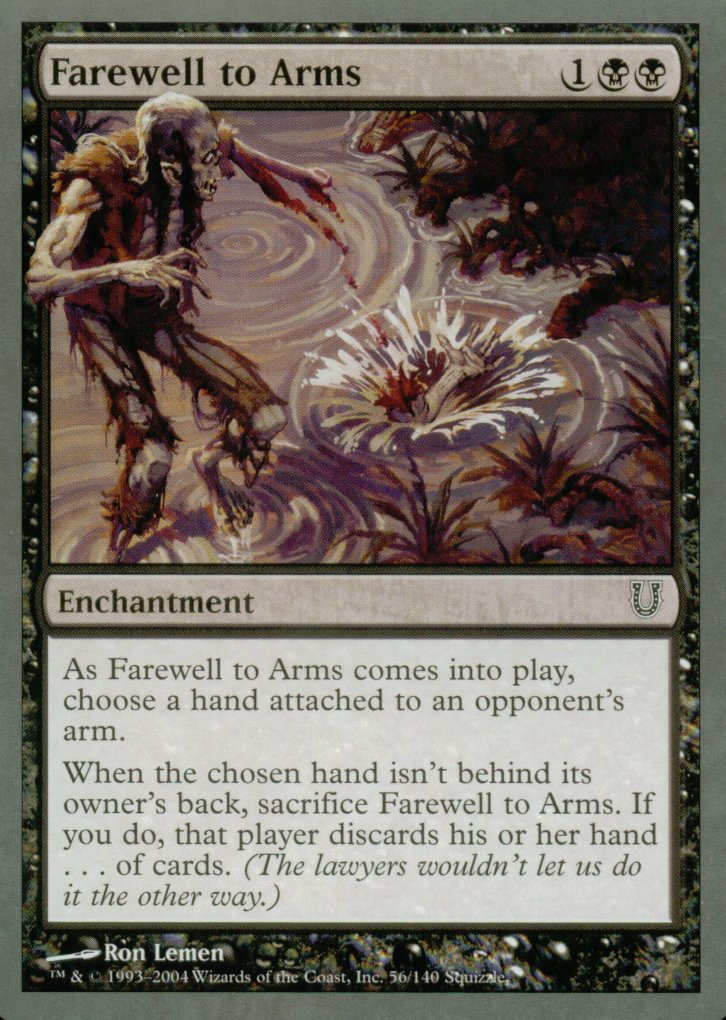 Farewell to Arms (Unhinged) Light Play