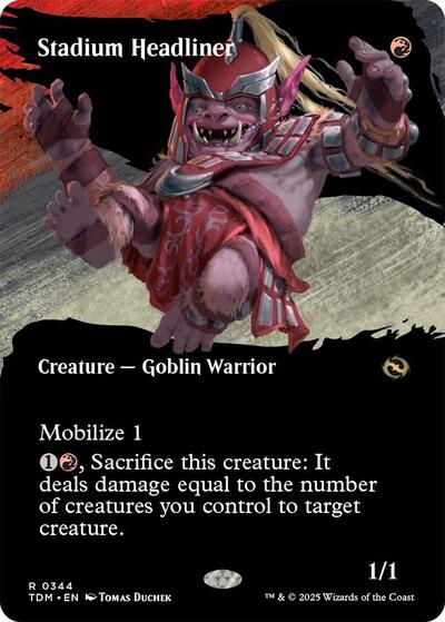 Stadium Headliner (Borderless) (Tarkir: Dragonstorm) Near Mint