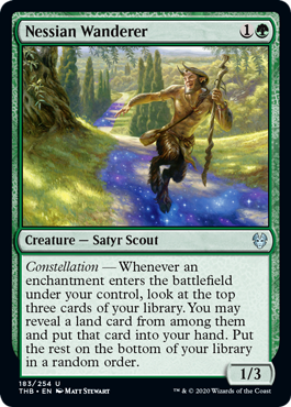 Nessian Wanderer (Theros Beyond Death) Light Play Foil