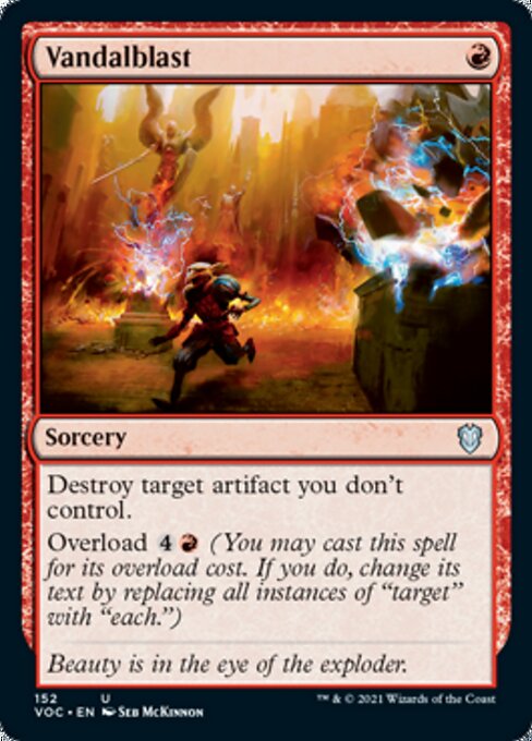 Vandalblast (Commander 2021 Crimson Vow) Light Play