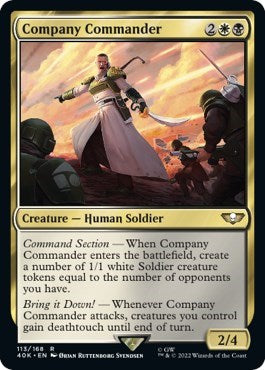 Company Commander (Universes Beyond: Warhammer 40K) Near Mint