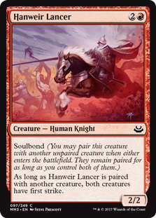 Hanweir Lancer (Modern Masters 2017) Light Play Foil