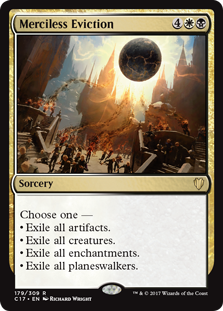 Merciless Eviction (Commander 2017) Light Play