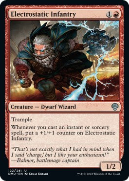 Electrostatic Infantry (Dominaria United) Light Play