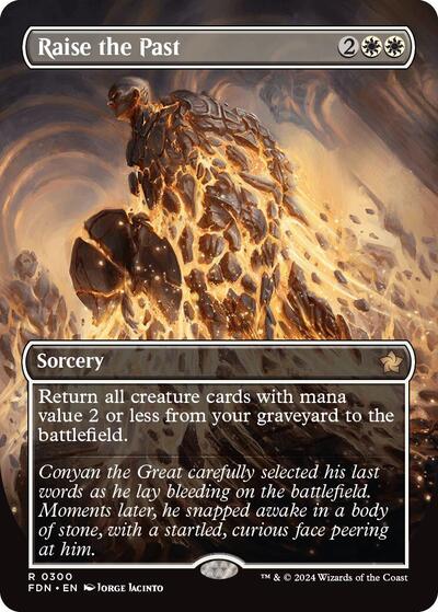 Raise the Past (Borderless) (Foundations) Near Mint
