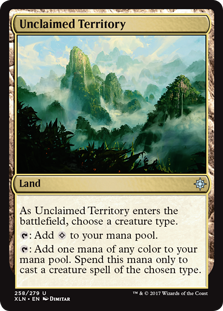 Unclaimed Territory (Ixalan) Light Play
