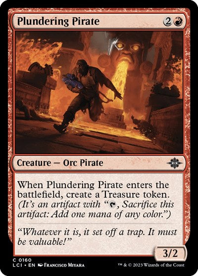 Plundering Pirate (The Lost Caverns of Ixalan) Near Mint