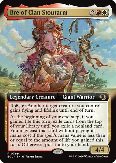 Bre of Clan Stoutarm (Extended Art) (Lorwyn Eclipsed) Near Mint