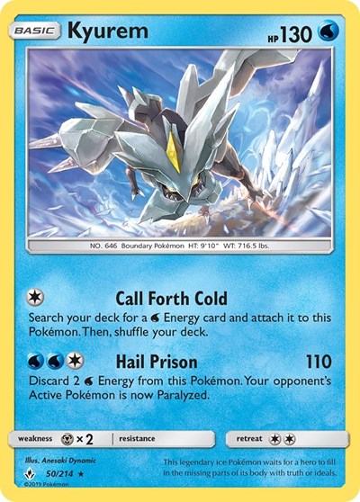 Kyurem (SM - Unbroken Bonds) Near Mint Reverse Holofoil