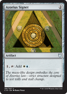 Azorius Signet (Commander 2018) Light Play