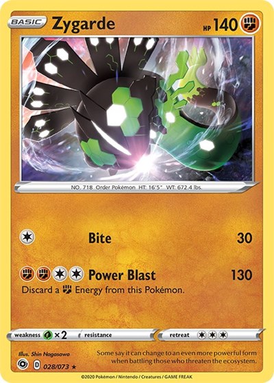 Zygarde (Champion's Path) Near Mint Reverse Holofoil