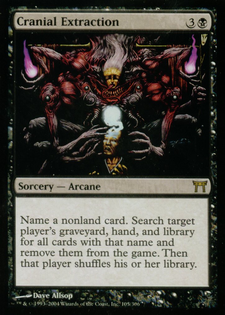 Cranial Extraction (Champions of Kamigawa) Light Play