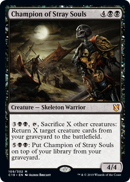 Champion of Stray Souls (Commander 2019) Light Play