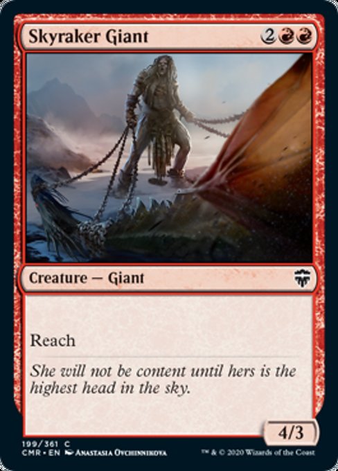 Skyraker Giant (Commander Legends) Light Play Foil