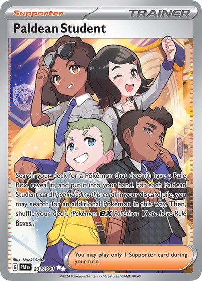 Paldean Student - 231 (SV: Paldean Fates) Near Mint Holofoil