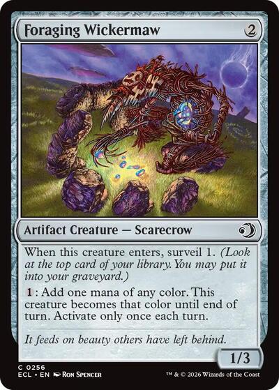 Foraging Wickermaw (Lorwyn Eclipsed) Near Mint