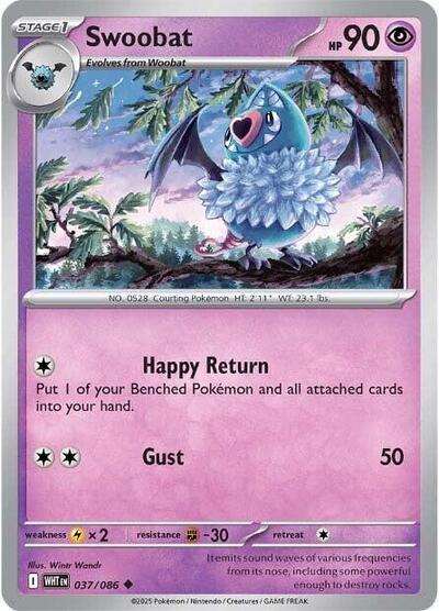 Swoobat (SV: White Flare) Near Mint