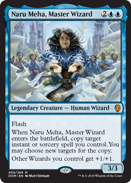 Naru Meha, Master Wizard (Dominaria) Light Play