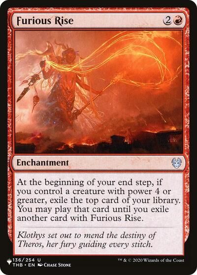 Furious Rise (The List) Near Mint