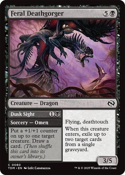 Feral Deathgorger (Tarkir: Dragonstorm) Near Mint Foil