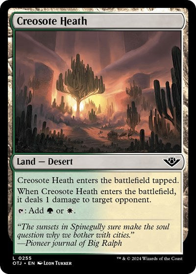 Creosote Heath (Outlaws of Thunder Junction) Near Mint