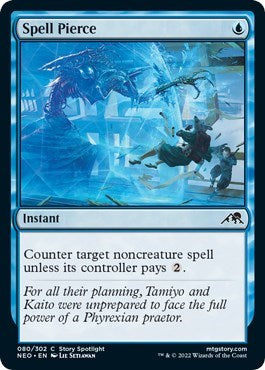 Spell Pierce (Kamigawa: Neon Dynasty) Light Play