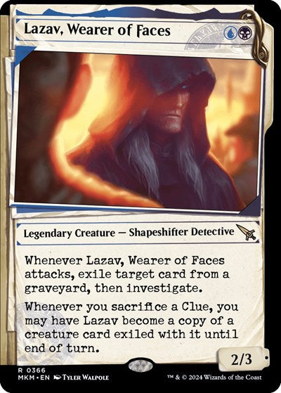 Lazav, Wearer of Faces (Showcase) (0366) (Murders at Karlov Manor) Light Play Foil