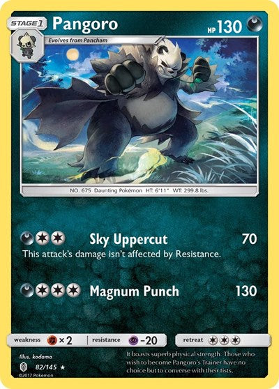 Pangoro (SM - Guardians Rising) Near Mint