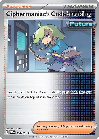 Ciphermaniac's Codebreaking (SV: Prismatic Evolutions) Near Mint Reverse Holofoil