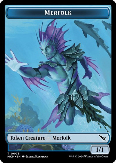 Merfolk Token (Murders at Karlov Manor) Near Mint