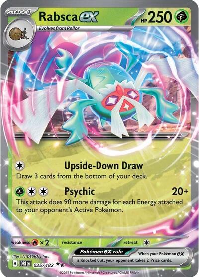 Rabsca ex (SV10: Destined Rivals) Near Mint Holofoil