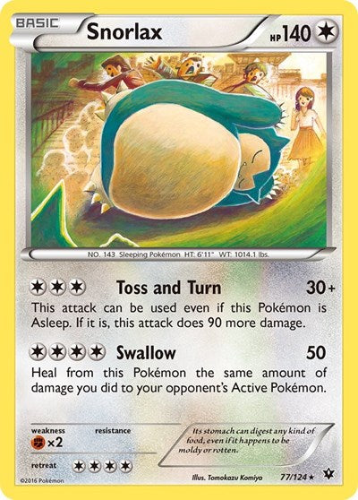 Snorlax (XY - Fates Collide) Near Mint