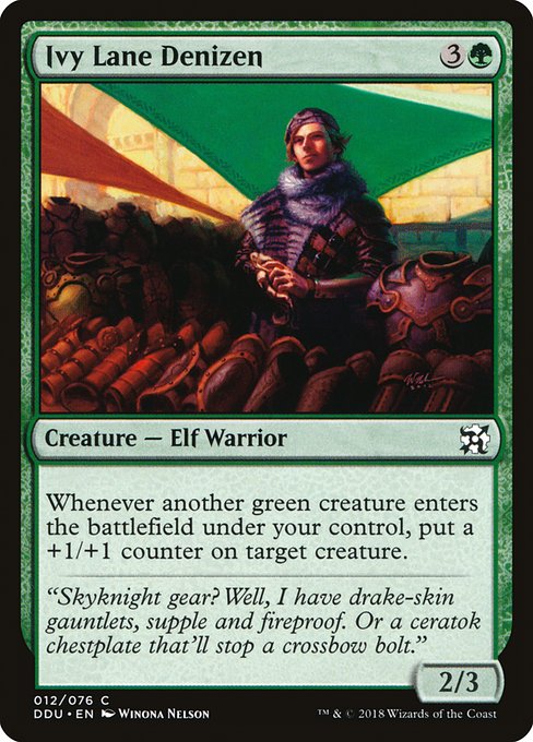 Ivy Lane Denizen (Duel Decks: Elves vs Inventors) Light Play