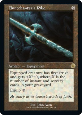 Runechanter's Pike (The Brothers' War: Retro Frame Artifacts) Light Play