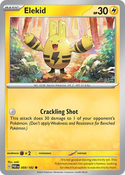 Elekid (Scarlet and Violet: Paradox Rift) Near Mint