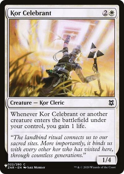 Kor Celebrant (The List) Near Mint
