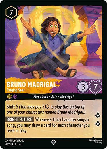 Bruno Madrigal - Singing Seer (Reign of Jafar) Near Mint Cold Foil