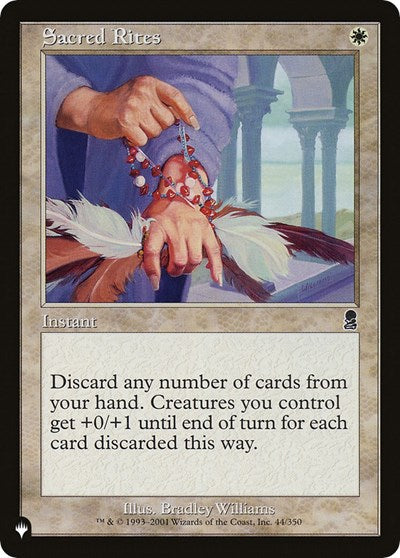 Sacred Rites (The List) Light Play