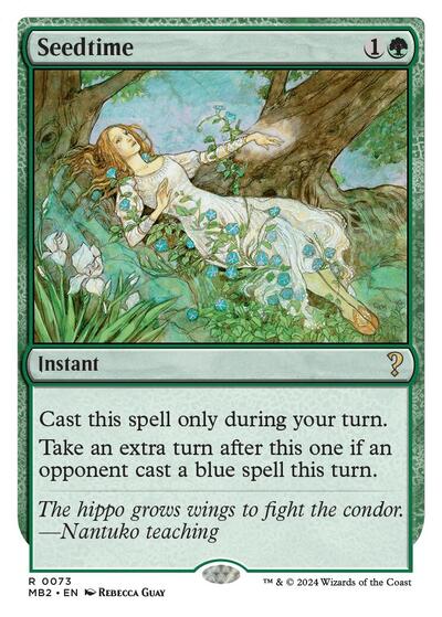 Seedtime (White Border) (Mystery Booster 2) Near Mint