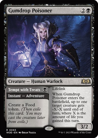 Gumdrop Poisoner (Wilds of Eldraine) Near Mint Foil