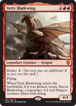 Verix Bladewing (Dominaria) Near Mint