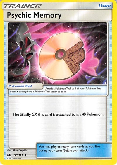 Psychic Memory (SM - Crimson Invasion) Near Mint Reverse Holofoil