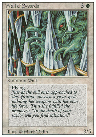 Wall of Swords (Revised) Light Play