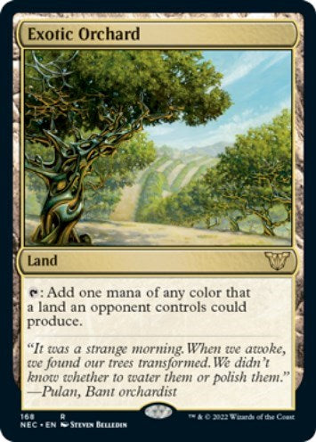 Exotic Orchard (Commander: Kamigawa: Neon Dynasty) Light Play