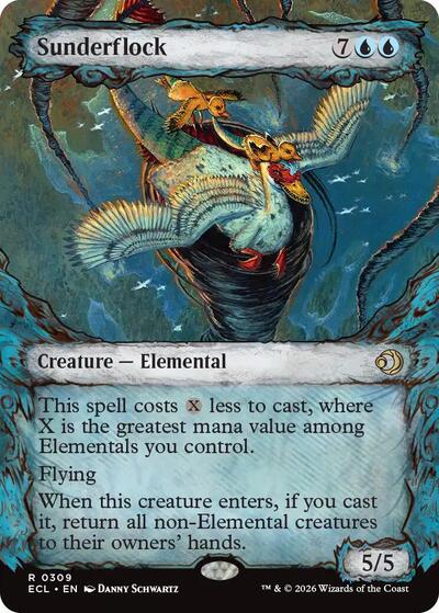 Sunderflock (Showcase) (Lorwyn Eclipsed) Near Mint