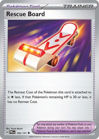 Rescue Board (SV: Prismatic Evolutions) Near Mint Reverse Holofoil