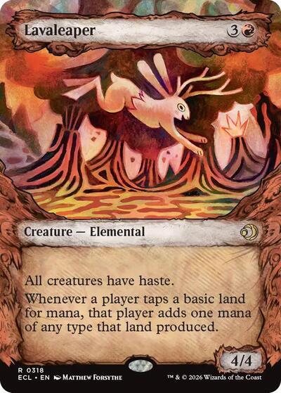 Lavaleaper (Showcase) (Lorwyn Eclipsed) Near Mint Foil