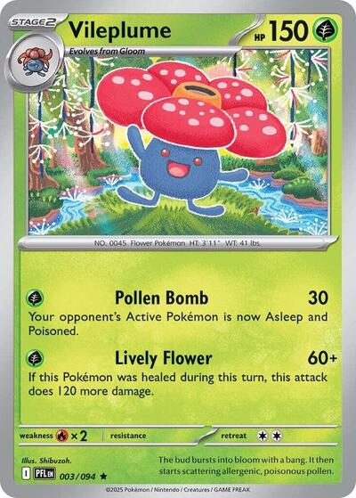 Vileplume (ME02: Phantasmal Flames) Near Mint Holofoil